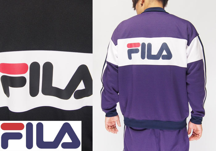FILA[フィラ]ヘリテージ ジップアップ トラックジャケット/ジャージ/FM9514/送料無料【FILAから新作トラックジャケットが登場!!】｜和柄 ジーンズプラザ摩耶葛西店