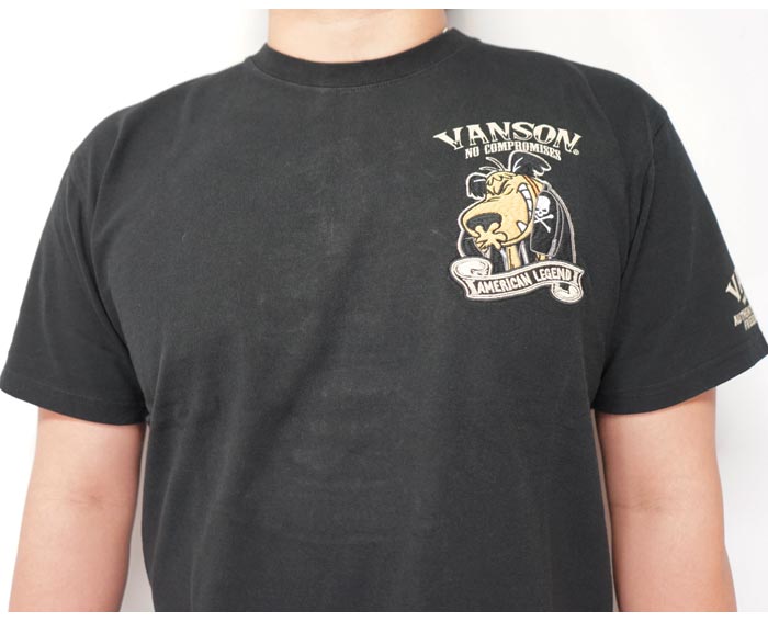 楽天市場 Vanson バンソン ワッキーレース コラボ Tシャツ 半袖 メンズ ケンケン ブラック魔王 チキチキマシン猛レース Wrv 06 送料無料 Vanson バンソン から新作tシャツが登場 和柄 ジーンズプラザ摩耶葛西店