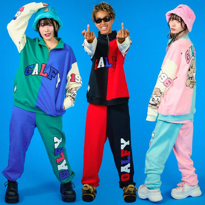 楽天市場】GALFY ガルフィー セットアップ メンズ レディース チンピラ