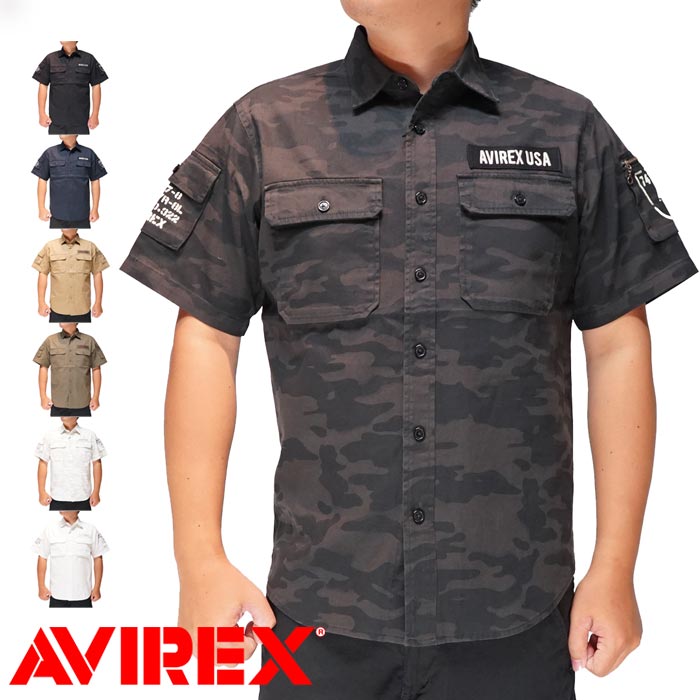楽天市場】AVIREX[アヴィレックス] ストレッチ ジップ 半袖
