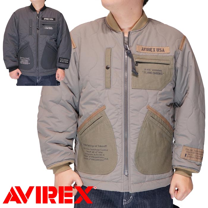 楽天市場】AVIREX アヴィレックス キルトアーミー ジャケット アウター