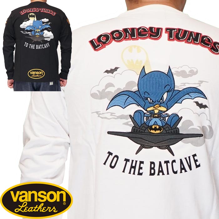 VANSON バンソン ルーニー テューンズ 共同研究 LOONEY TUNES ロングティーシャツ トゥイーティー メンズ 100周年 LTV-2501 貨物輸送無料