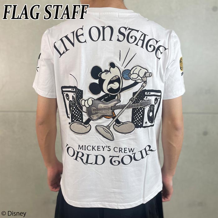 楽天市場】Mickey Mouse/ミッキーマウス 半袖Tシャツ FLAGSTAFF
