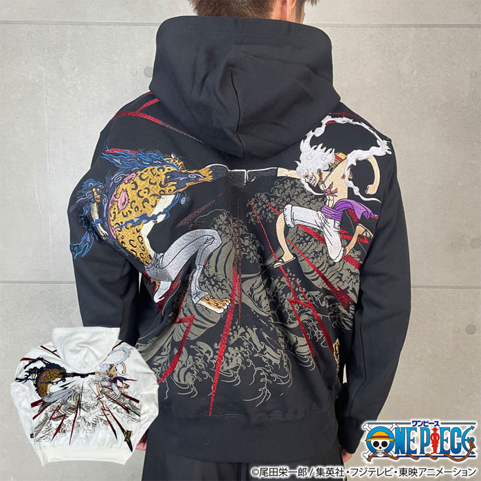 ONE PIECE × 絡繰魂 【ルフィvsルッチ】決戦プルパーカー 253001 送料無料 14,414円