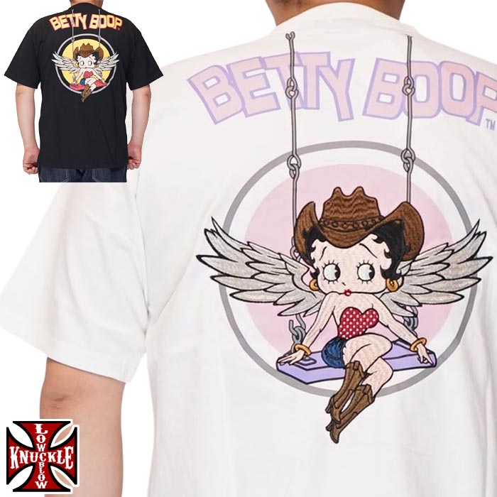 LOW BLOW KNUCKLE ローブローナックル ベティブープ コラボ Ｔシャツ 半袖 メンズ 天使 585866 送料無料 7,445円