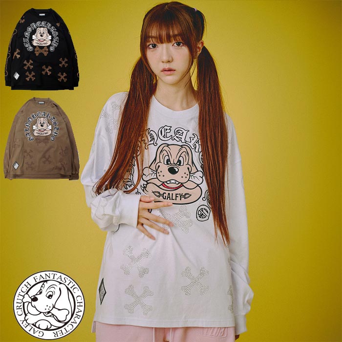 GALFY ガルフィー ロンT ロング Tシャツ 長袖 メンズ レディース ピカピカ骨骨 ロンTee 153078 送料無料