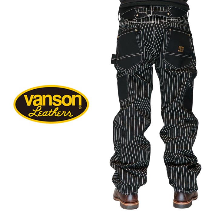 VANSON バンソン デニム ジーンズ メンズ 細工物ズボン下 カーゴパンツ ペインターパンツ NVBL-301 貨物輸送無料