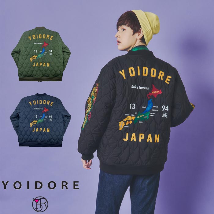 YOIDORE ヨイドレ スーベニア キルティングリバーシブルジャケット メンズ 835401 送料無料｜和柄 ジーンズプラザ摩耶葛西店