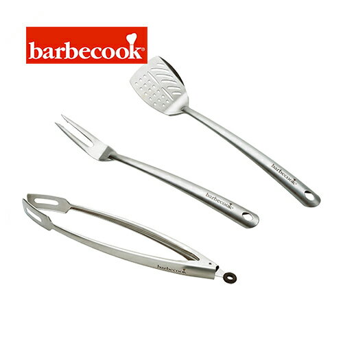 【ヨーロッパメジャーブランド正規輸入代理店】バーベクック ステンレスツール３点セット barbecook STAILESS TOOL 3SET  223.0020.500食洗機対応可/トング/フォーク/フライ返しアウトドア グランピング キャンプ ガーデンBBQ