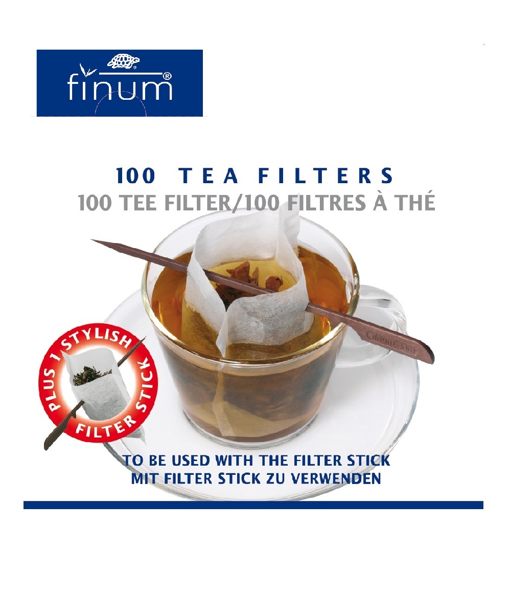 【楽天市場】【翌日発送】100 ティーフィルタースティック付き/finum Tea filters cup size plus Stick
