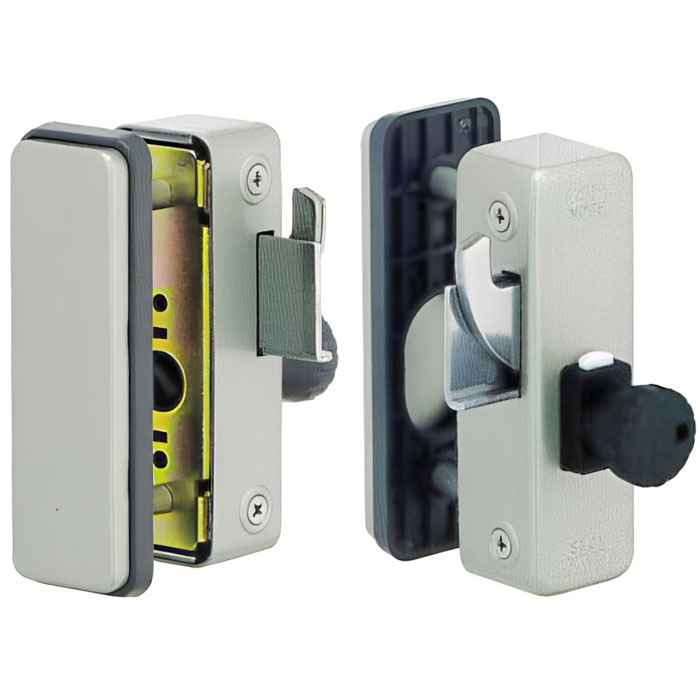 楽天市場】勝手口等狭框ドア専用面付補助錠U9 ND2S-1 : マニアック