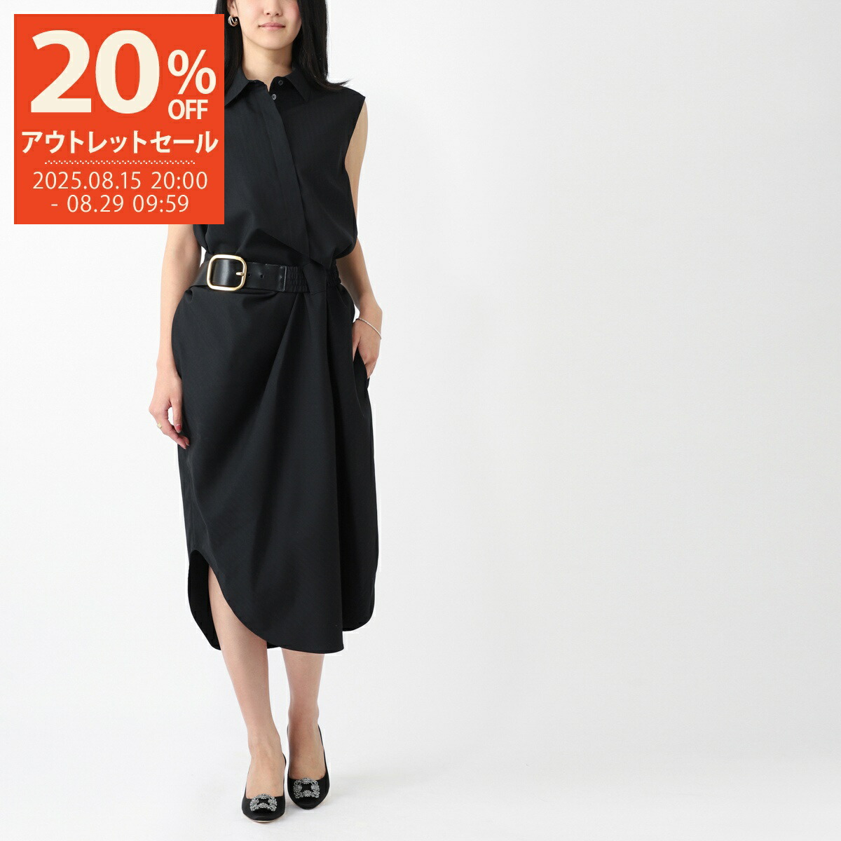 楽天市場】ロエベ LOEWE ワンピース ブラック レディース