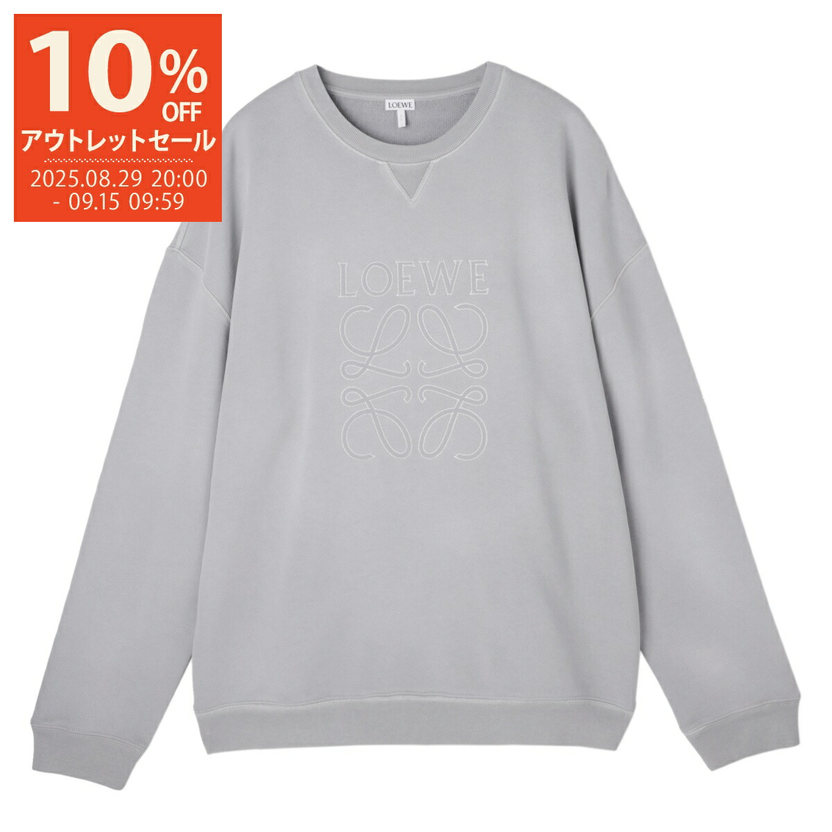 LOEWE ロエベ スウェット エンブロイダリーロゴ クルーネックスウェット Amazon.co.jp: [ロエベ] メンズ エンブロイダリー スウェット