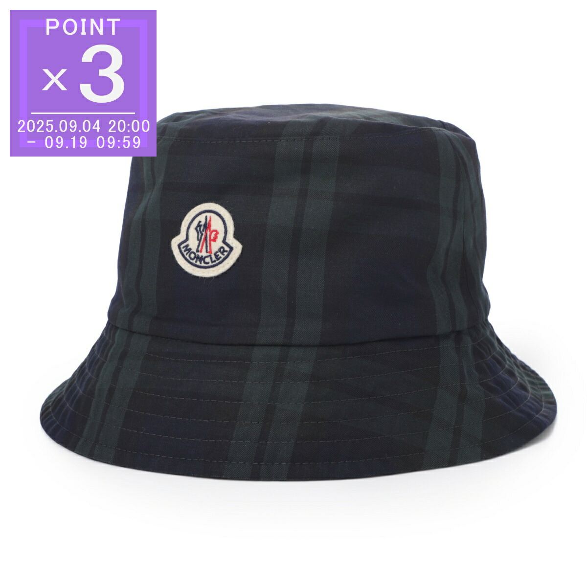 楽天市場】モンクレール MONCLER バケットハット ブラック