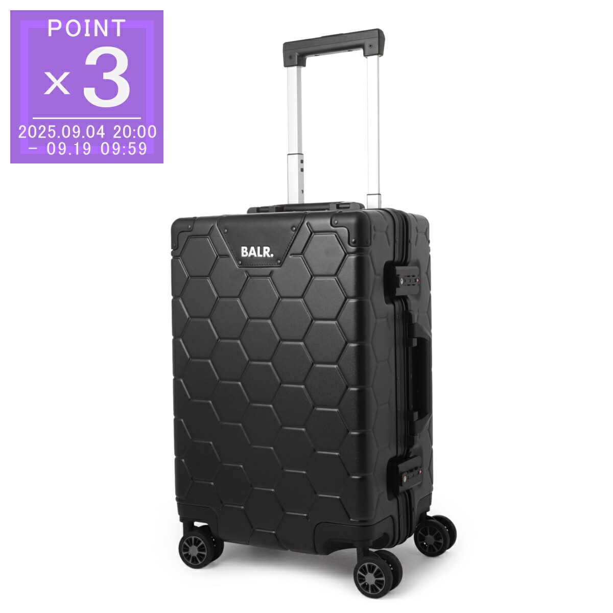 ★新品未使用★BALR. スーツケース Size：S ROMEO EMBOSSED HEXAGON SUITCASE S size – BALR.