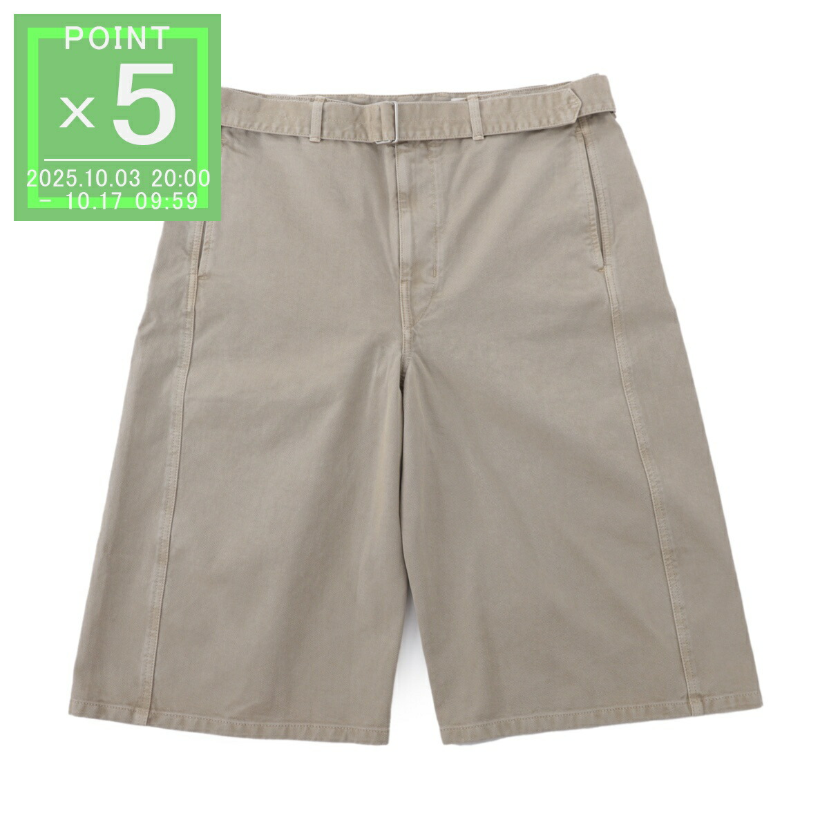 楽天市場】LEMAIRE ルメール コットンツイル ショーツ ハーフ