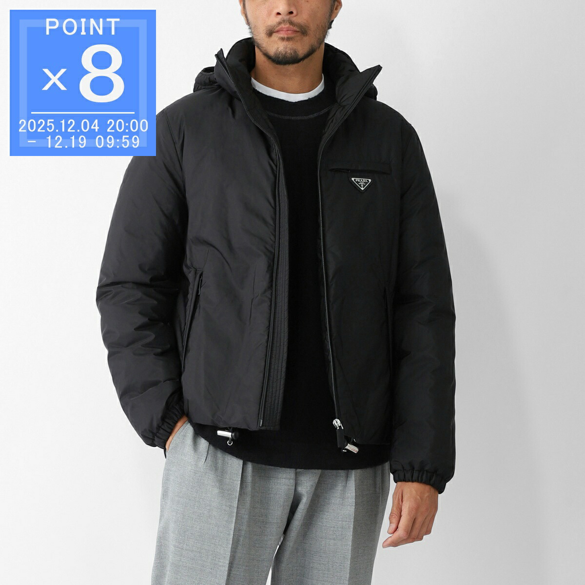 楽天市場】【アウトレット】プラダ PRADA ナイロンジャケット ジップ