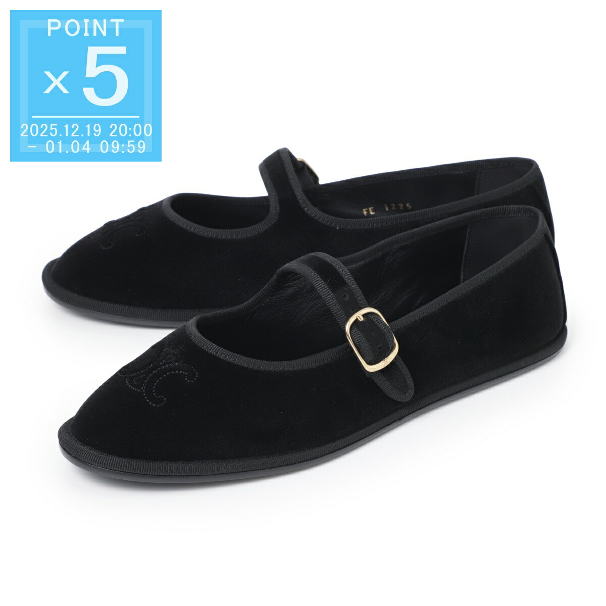 CELINE セリーヌ バレエシューズ 36 レザー ブラック CELINE セリーヌ バレエシューズ 36 レザー ブラック