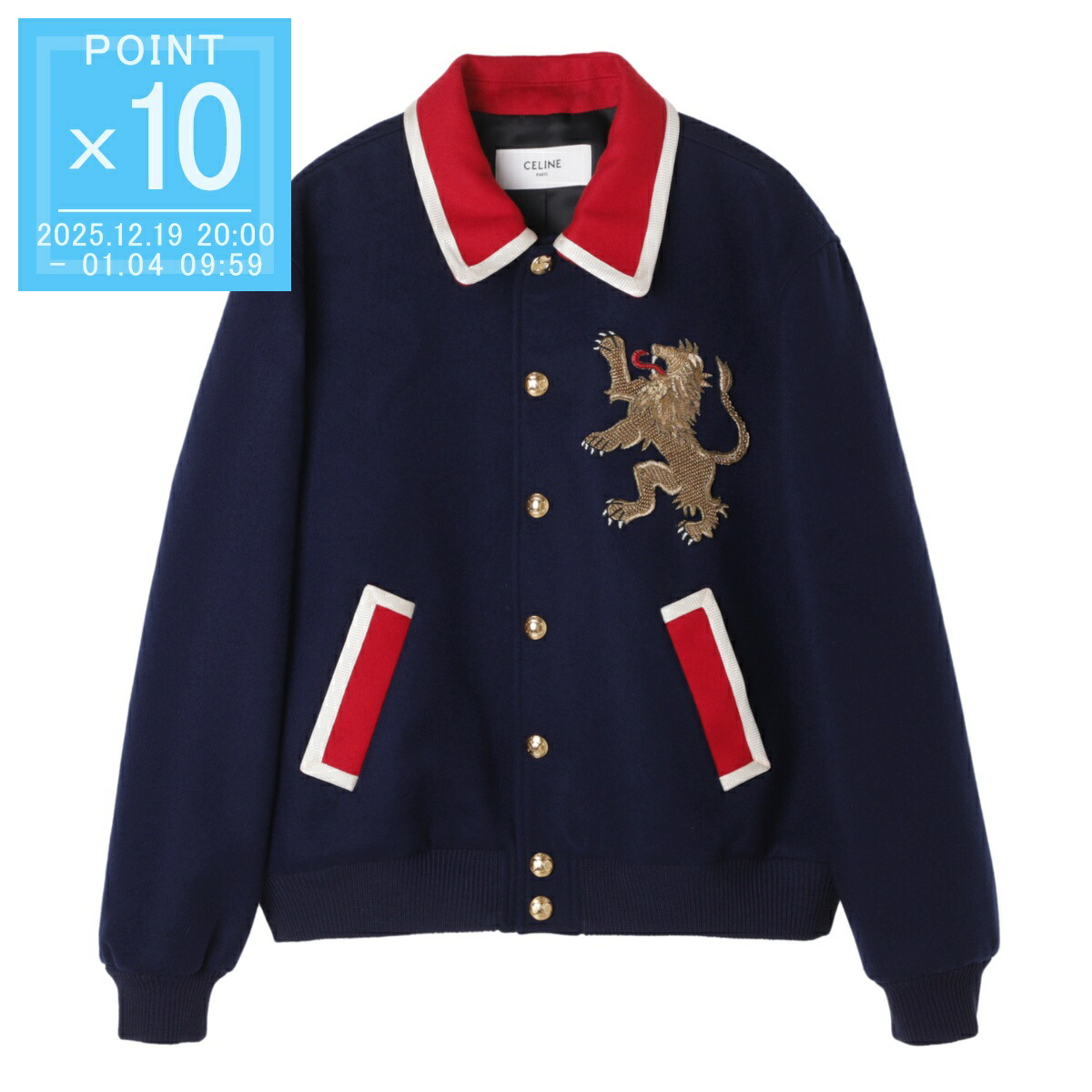 楽天市場】CELINE セリーヌ ジャケット 2V26M043R.38NO メンズ サテン