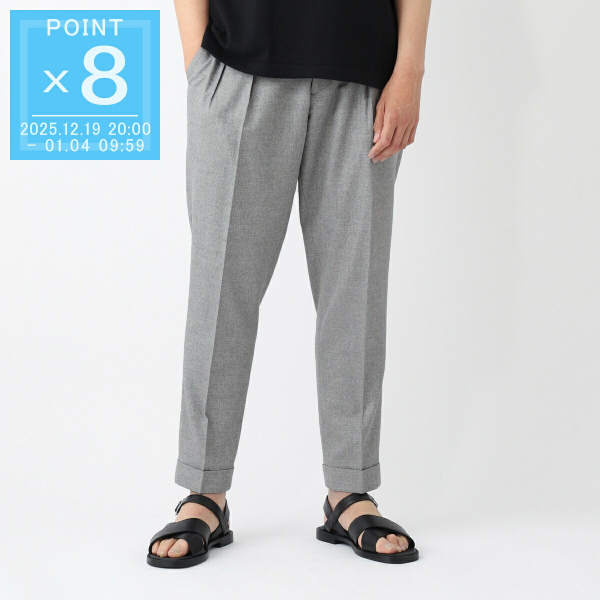 楽天市場】ベルウィッチ BERWICH ツープリーツ スラックス コットン