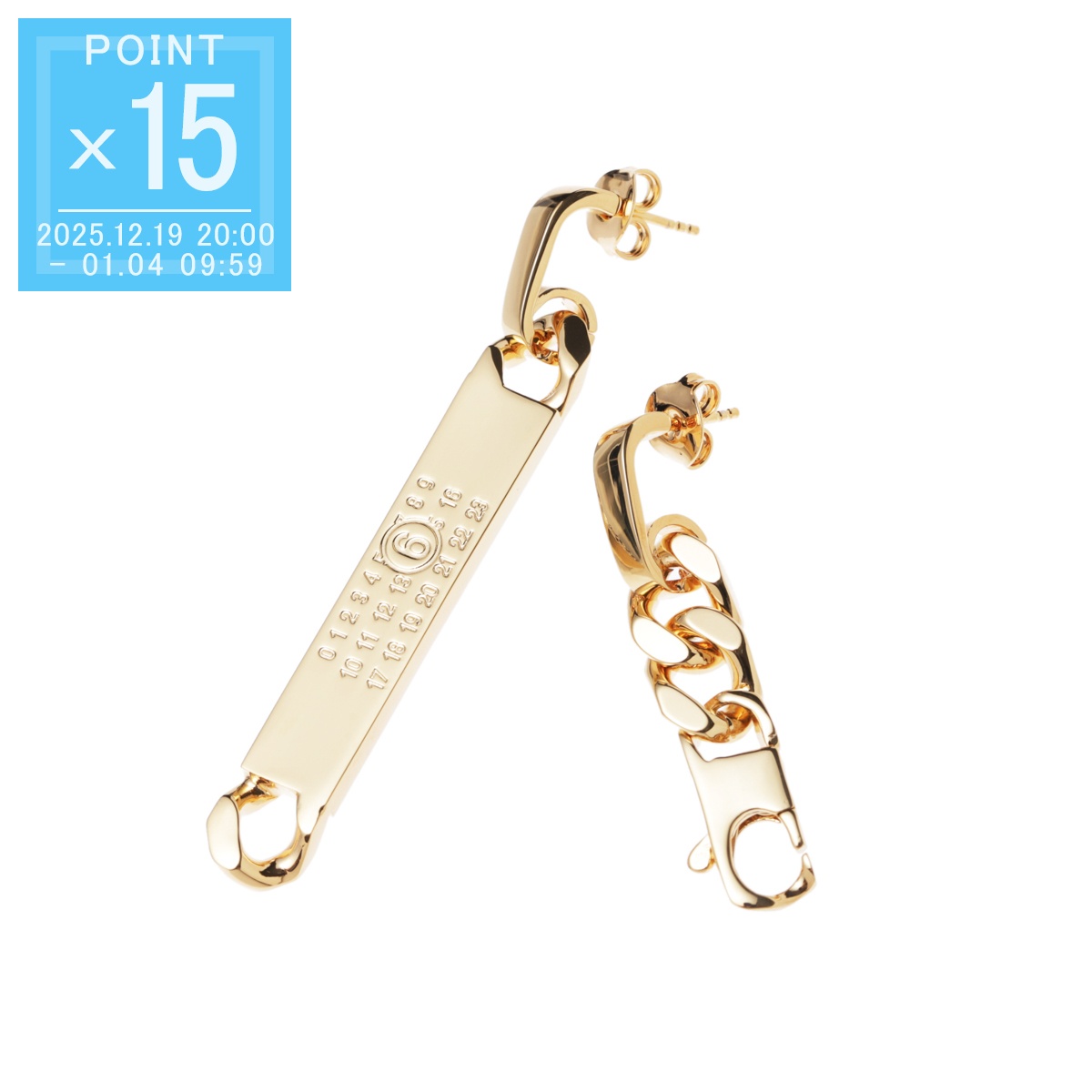 楽天市場】MM6 エムエムシックス メゾンマルジェラ フープピアス