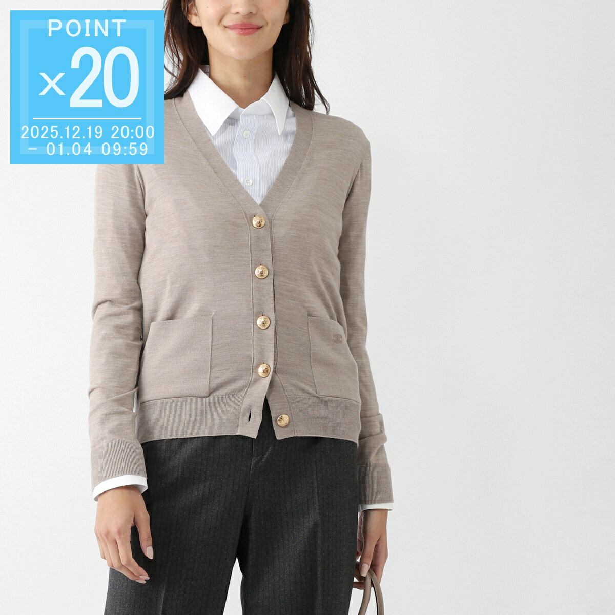 楽天市場】CELINE セリーヌ カーディガン 2AC91579S.24BK レディース