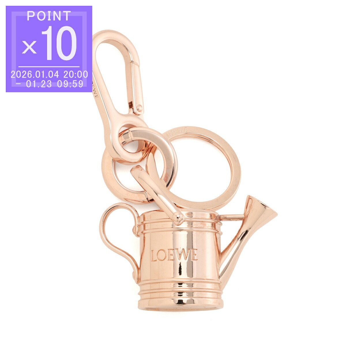 LOEWE ロゴチャーム ローズゴールド LOEWE（ロエベ） [新品/ラッピング済] ブローチ アナグラム ゴールド