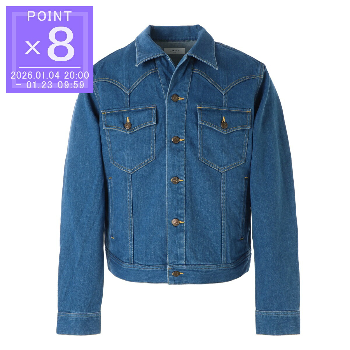 専用　美品]22aw セリーヌ デニムジャケット サイズS CELINE CELINE(セリーヌ) デニムジャケット(メンズ) - 海外通販のBUYMA [美品