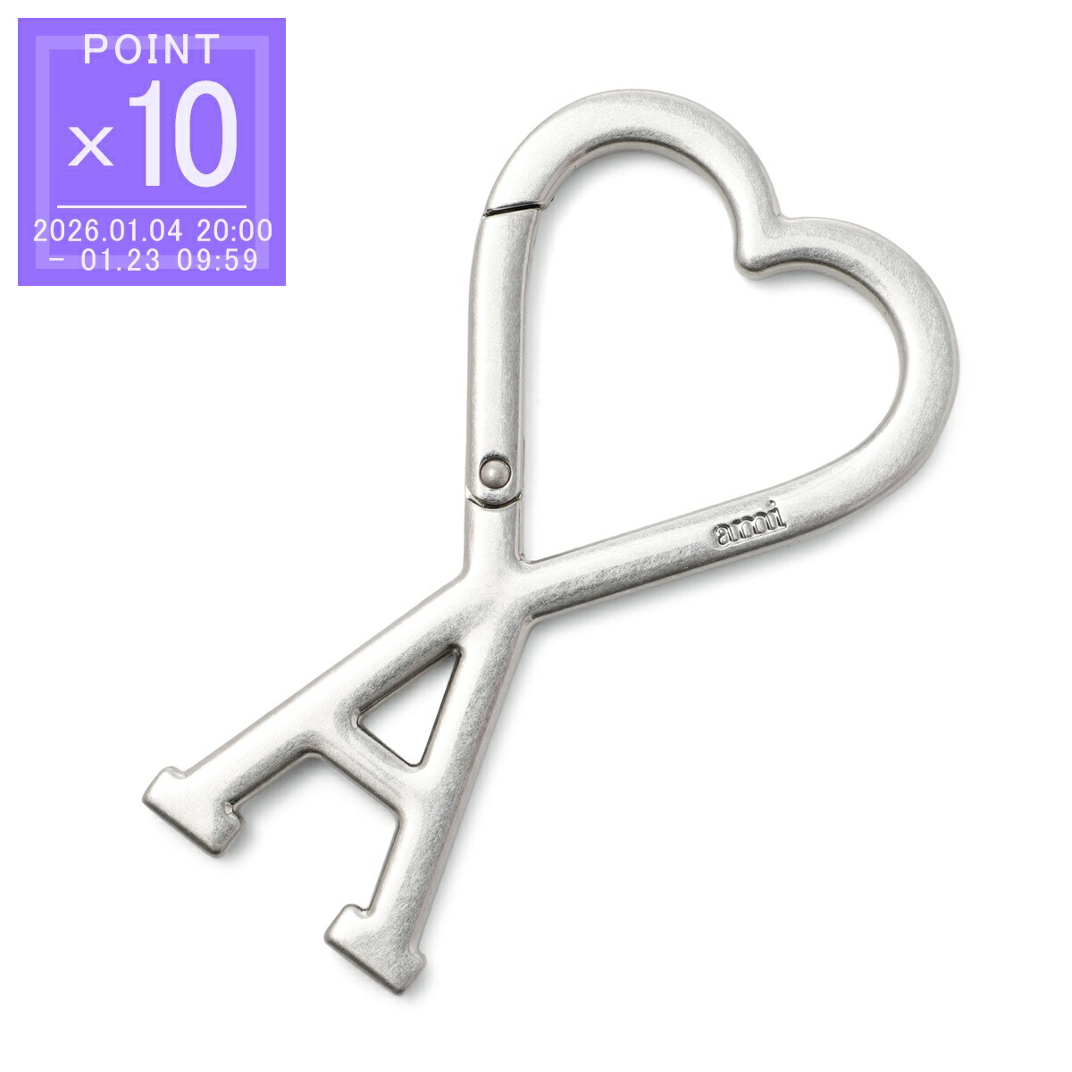 楽天市場】【10%OFFセール】アミパリス AMI PARIS キーリング AMI DE