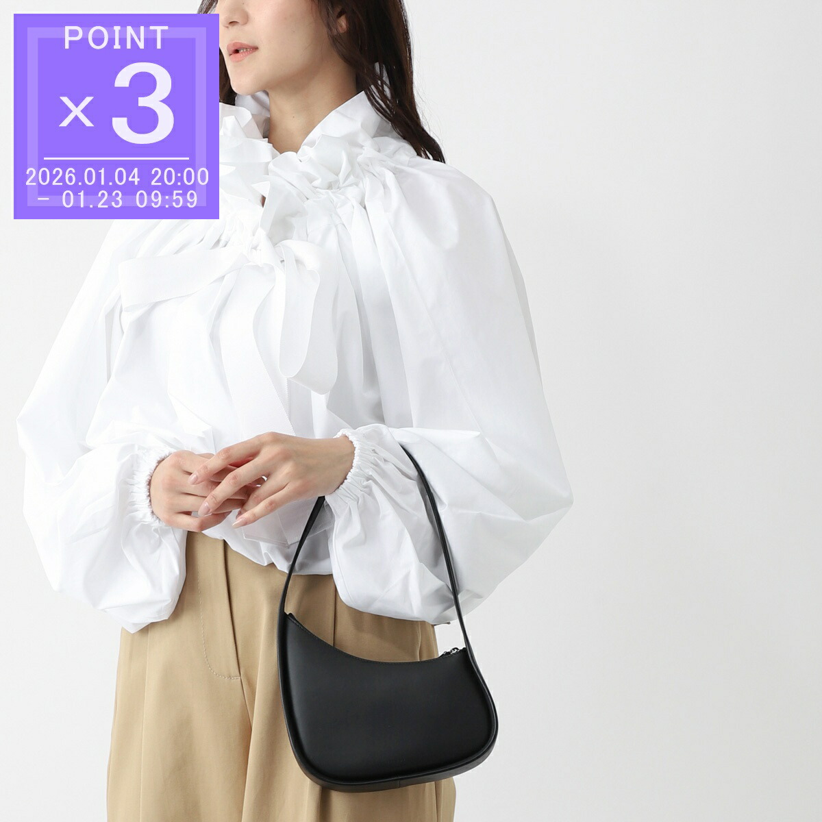 楽天市場】ザ ロウ THE ROW ショルダーバッグ ブラック レディース