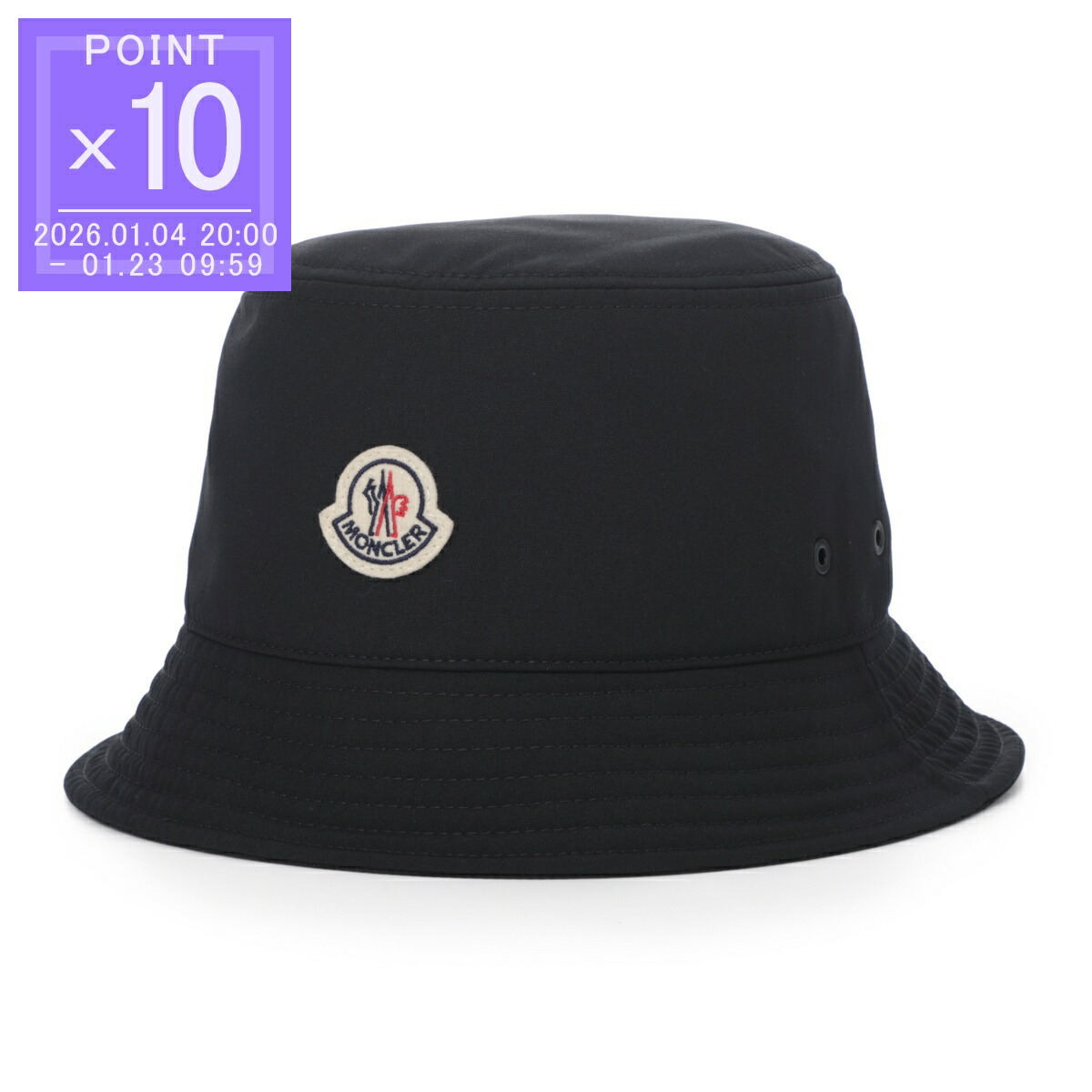 最終値下げ。Moncler ブラック バケットハット　サイズS 男女兼用 楽天市場】【最大3,000円オフクーポン配布中】 モンクレール バケハ