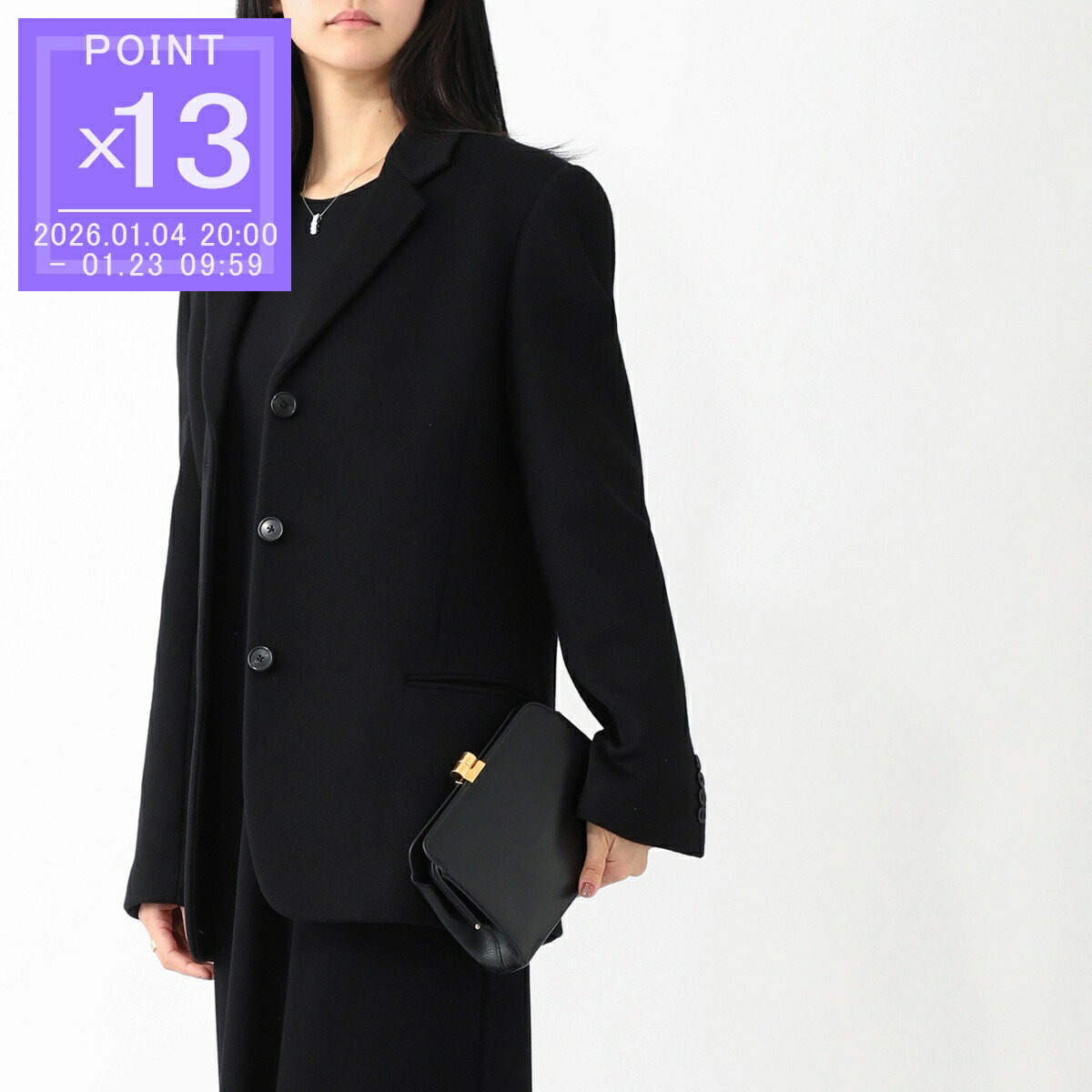 楽天市場】【アウトレット】ザ ロウ THE ROW ロングコート ブラック