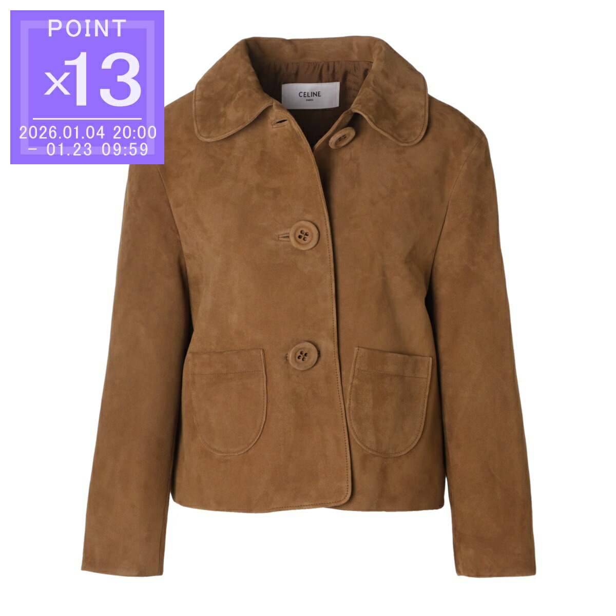 楽天市場】【アウトレット】セリーヌ CELINE レザージャケット ピュア