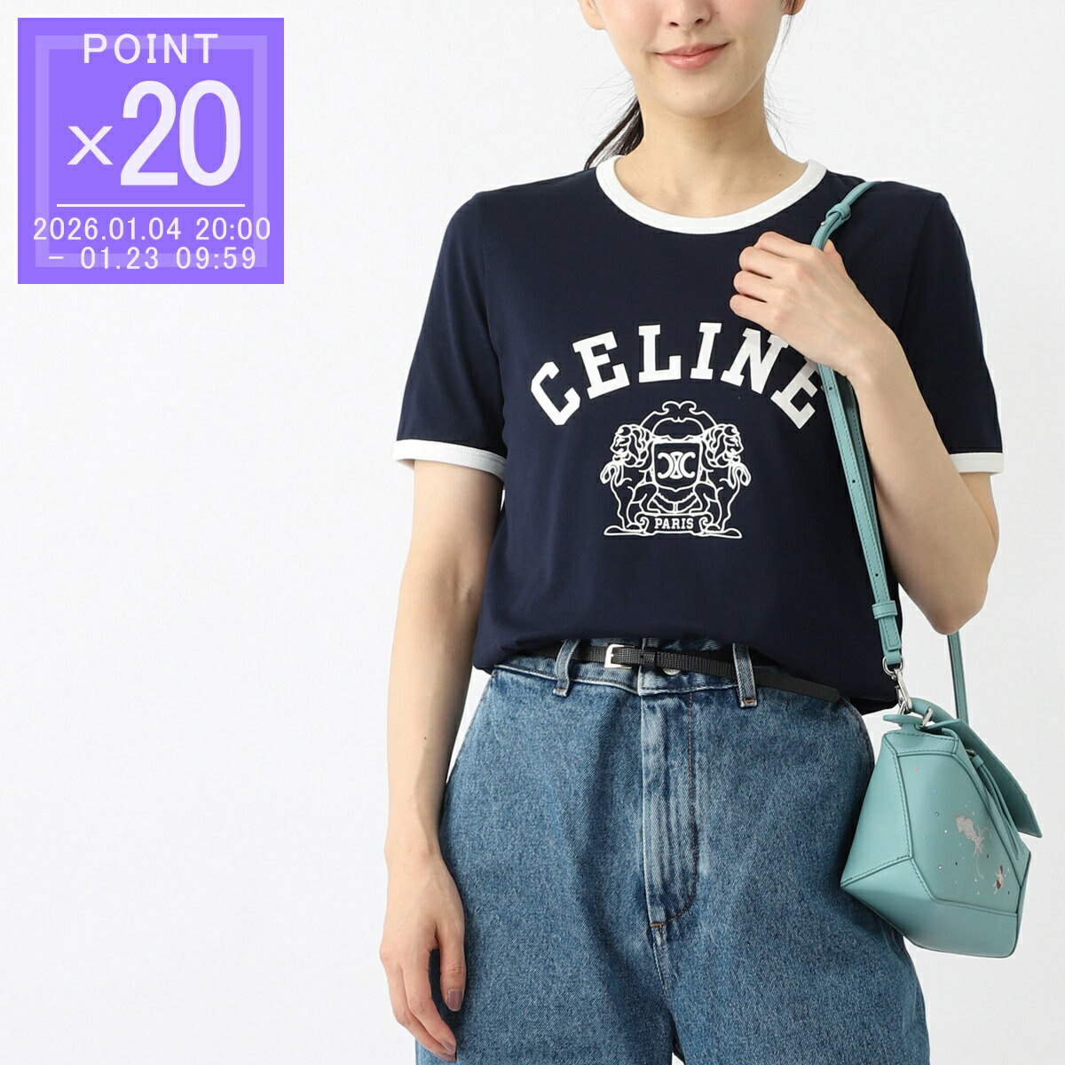 CELINE　Tシャツ 楽天市場】【最大2万円OFFクーポン対象・1/9-20時～】CELINE セリーヌ