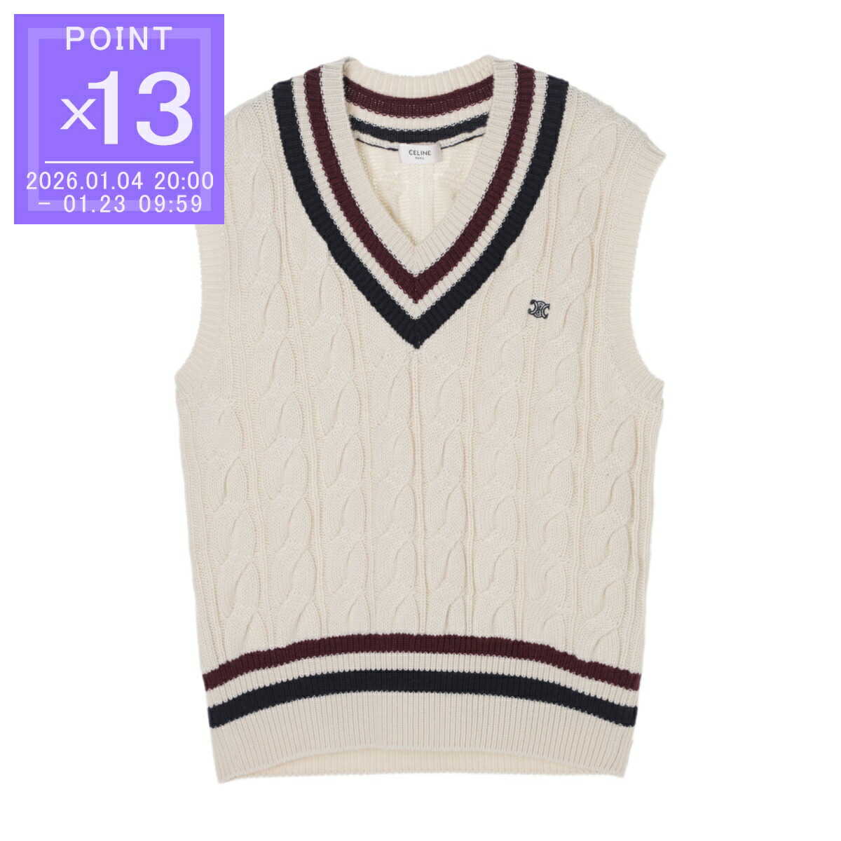 楽天市場】CELINE セリーヌ ジップアップ ベスト 2Y375052H.38AW