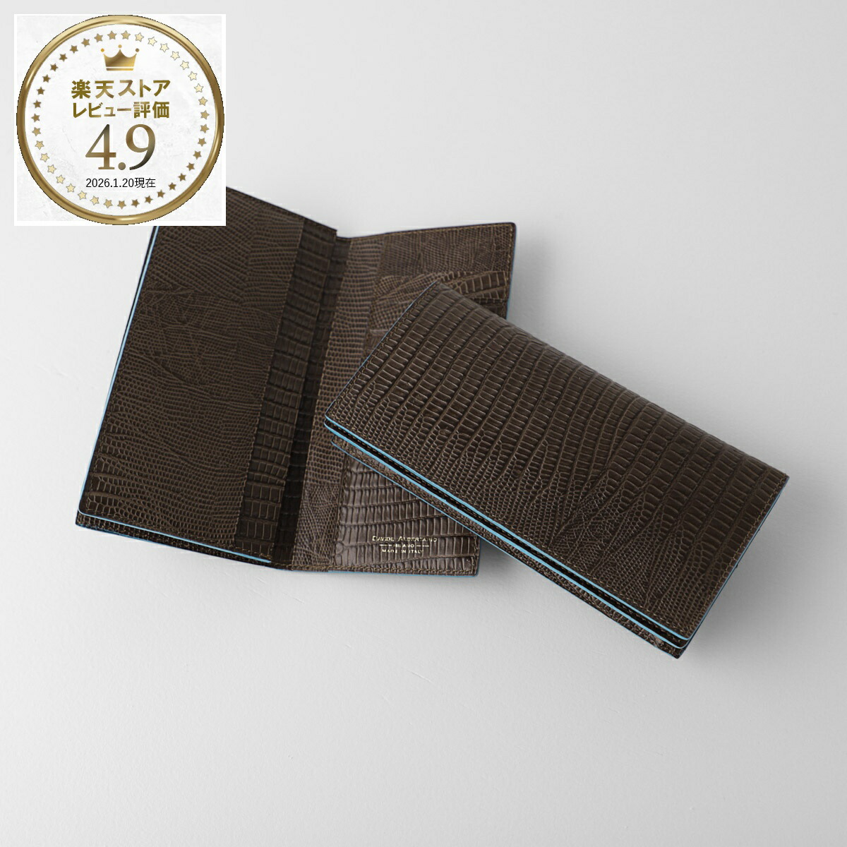 楽天市場】ダビデアルベルタリオ DAVIDE ALBERTARIO 長財布 ブラック