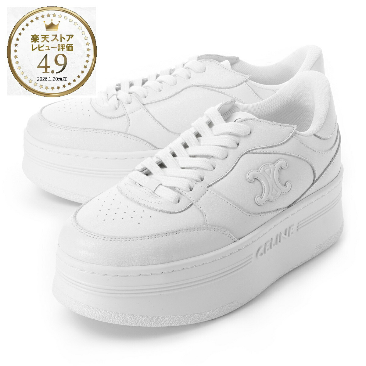 楽天市場】CELINE セリーヌ ブロックスニーカー 346163338C.01OP