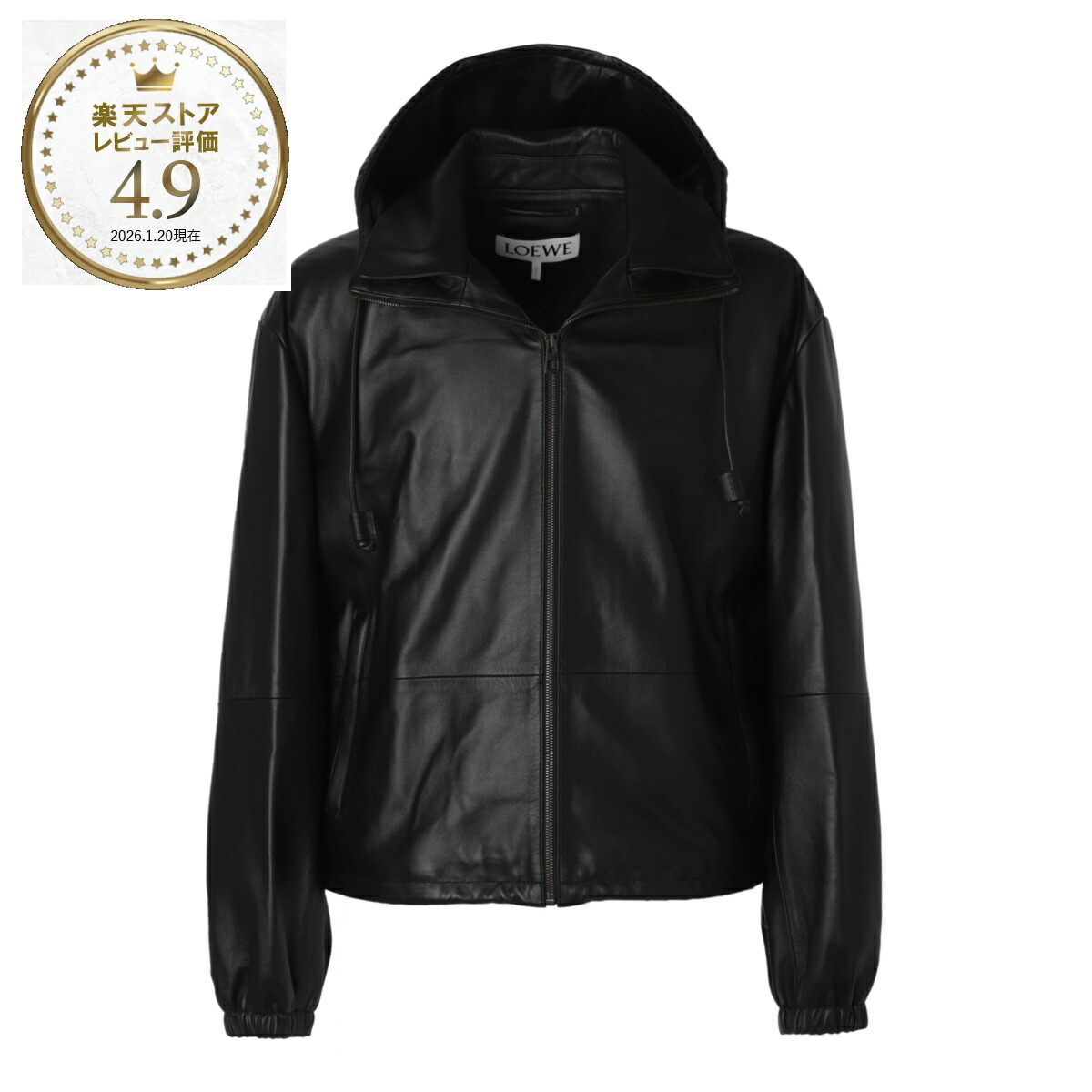 楽天市場】ロエベ LOEWE デニムジャケット ブラック メンズ h526y50w40