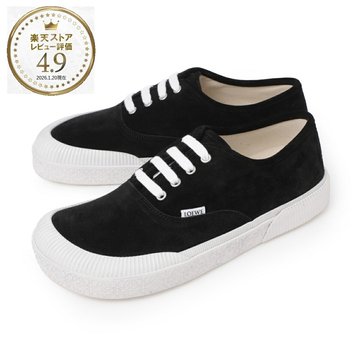 楽天市場】ロエベ LOEWE スニーカー ブラック レディース 大きいサイズ