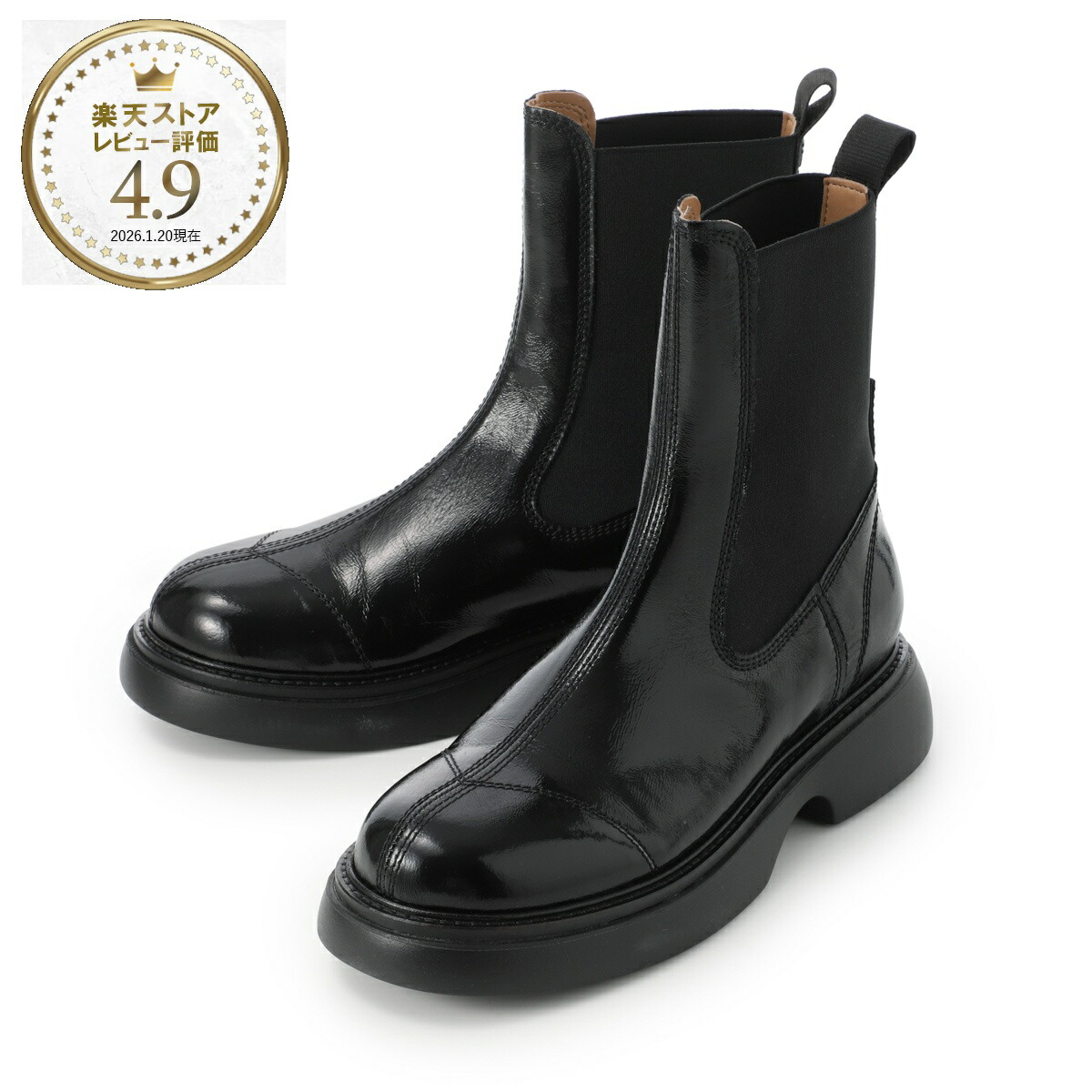 楽天市場】ガニー ブーツ チェルシーブーツ サイドゴアブーツ ブラック
