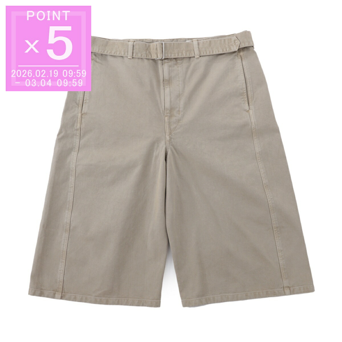 楽天市場】LEMAIRE ルメール コットンツイル ショーツ ハーフパンツ