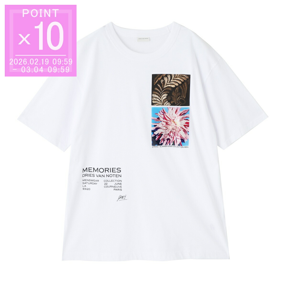 楽天市場】DRIES VAN NOTEN ドリスヴァンノッテン HEGEL L/S T-SHIRT