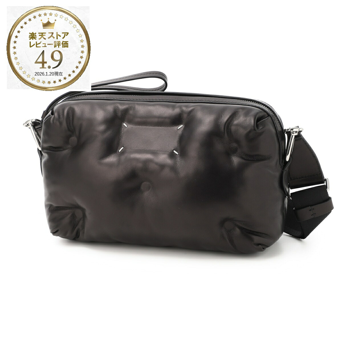 メゾンマルジェラ Maison Margiela ショルダーバッグ ブラック レディース sb1wb0006 p8840 t8013 GLAM SLAM CAMERA BAG グラム スラム【返品送料無料】