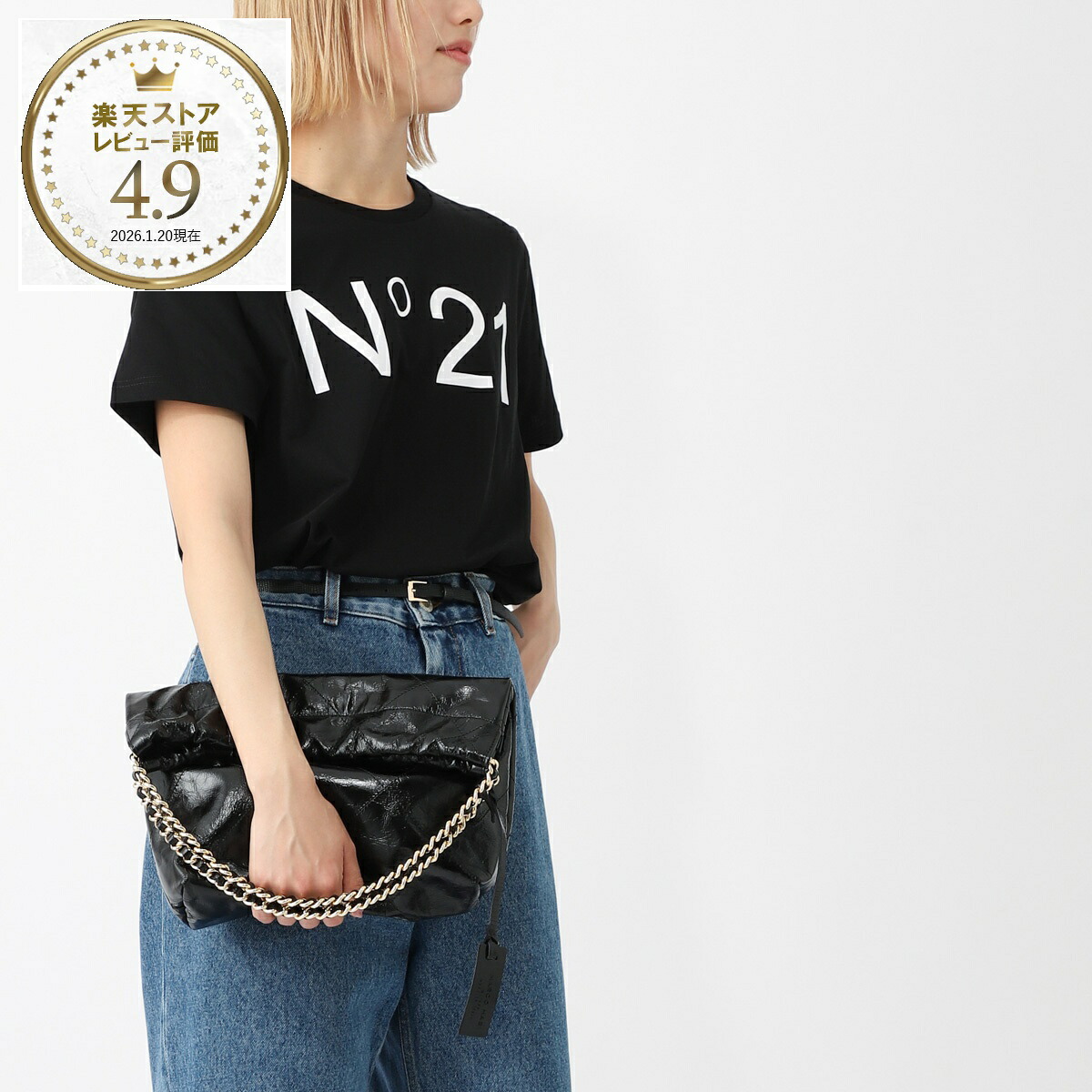 マルコマージ MARCO MASI トートバッグ ショルダーバッグ ブラック レディース 3352 calf leater black 3352 VITE【返品送料無料】