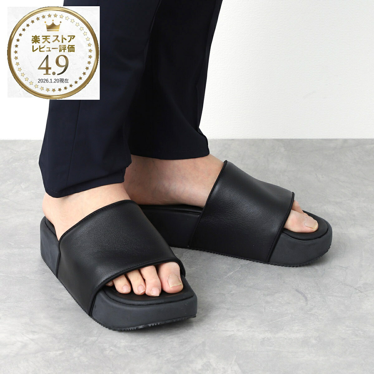 ワイスリー Y-3 サンダル ブラック メンズ 大きいサイズあり fz6403 black black Y-3 SLIDE【返品送料無料】