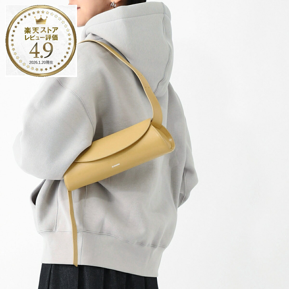 【アウトレット】ジルサンダー JIL SANDER ショルダーバッグ イエロー レディース j07wd0023 p5355 741 CANNOLO SMALL【返品送料無料】
