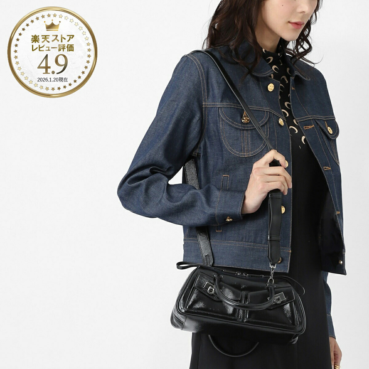 フェラガモ FERRAGAMO ハンドバッグ 3WAY ショルダーバッグ ブラック レディース th harley s 21a228 786980 nero MULTIPOCKET BOWLING BAG SMALL【返品送料無料】|モダンブルー店