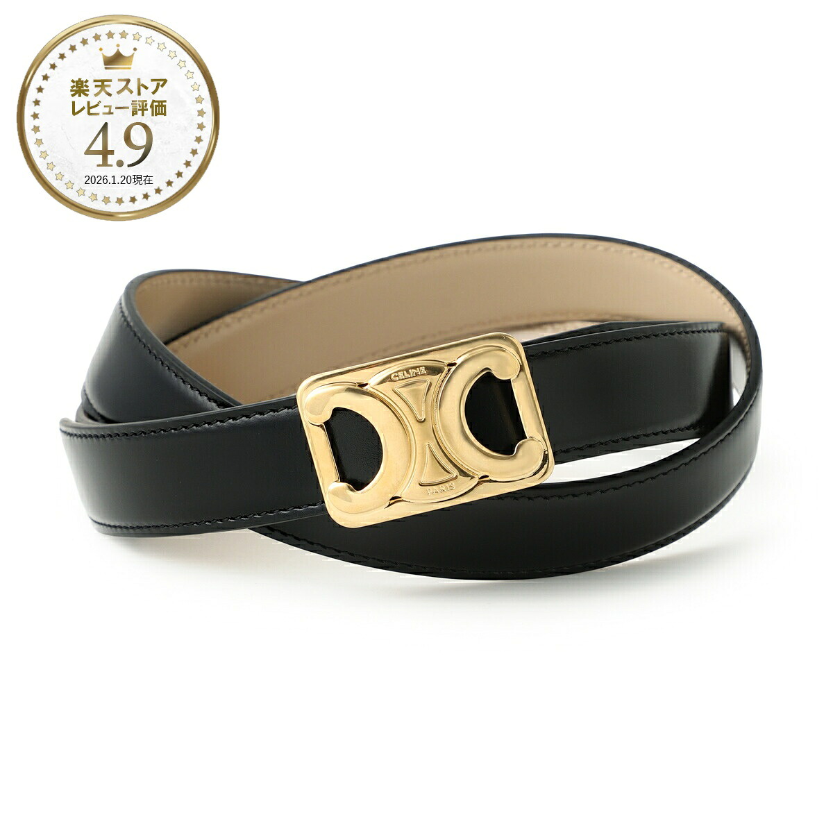 セリーヌ CELINE リバーシブルベルト ブラック レディース 45biz 3apd 38ln REVERSIBLE MEDIUM 25MM【返品送料無料】|モダンブルー店