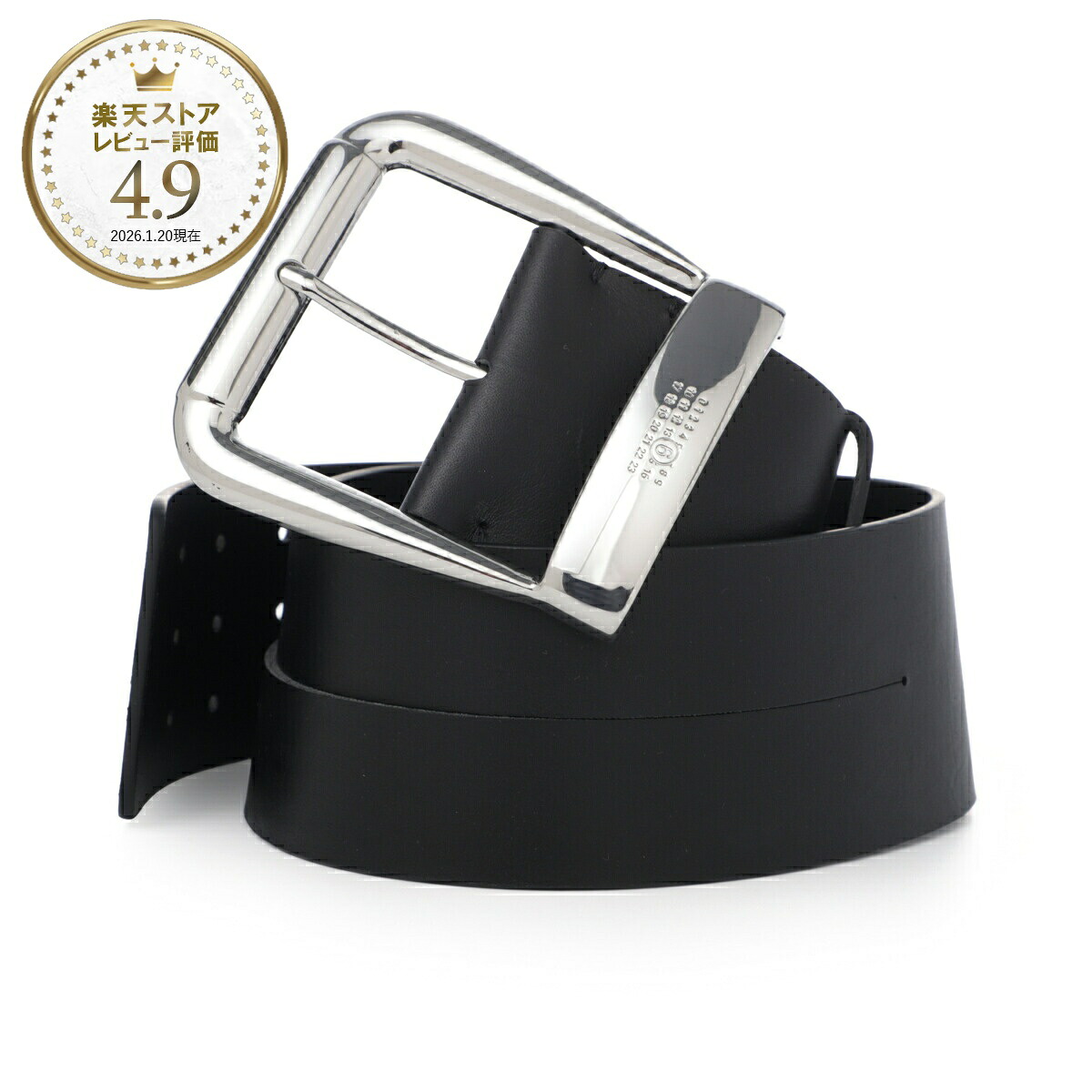 【アウトレット】【訳あり】エムエム 6 メゾンマルジェラ MM6 Maison Margiela ベルト ブラック レディース a6tp0023 8397 8013 BUCKLE BELT H7,5【返品交換不可】｜モダンブルー店