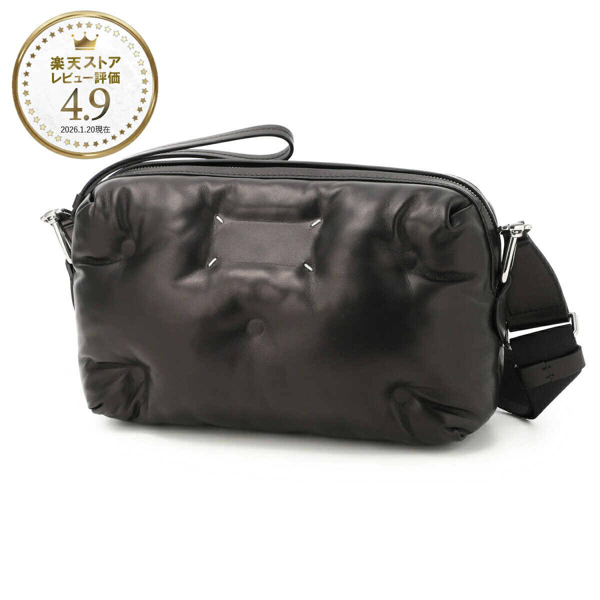 メゾンマルジェラ Maison Margiela ショルダーバッグ ブラック レディース GLAM SLAM CAMERA BAG グラム スラム カメラバッグ【返品送料無料】｜モダンブルー店